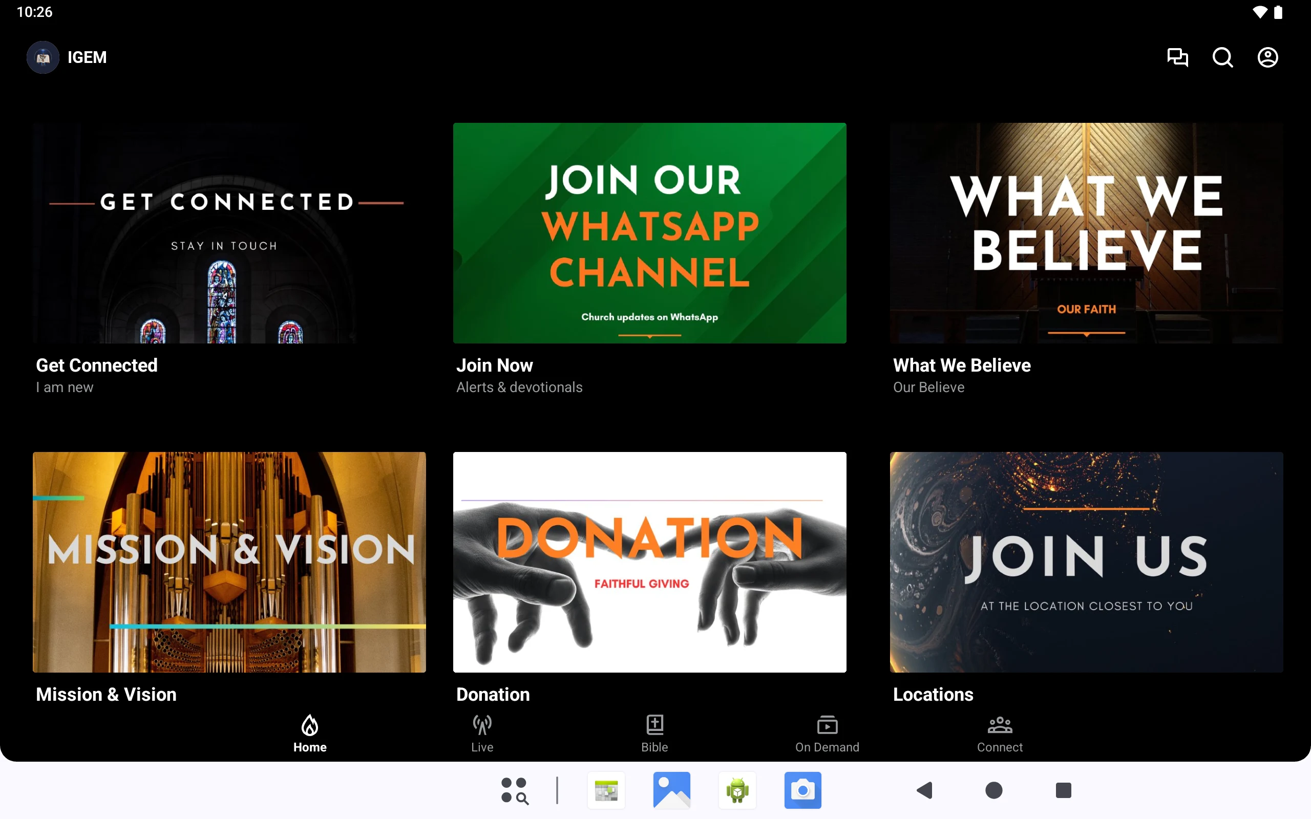 IGEM - Christ Covenant Church screenshot