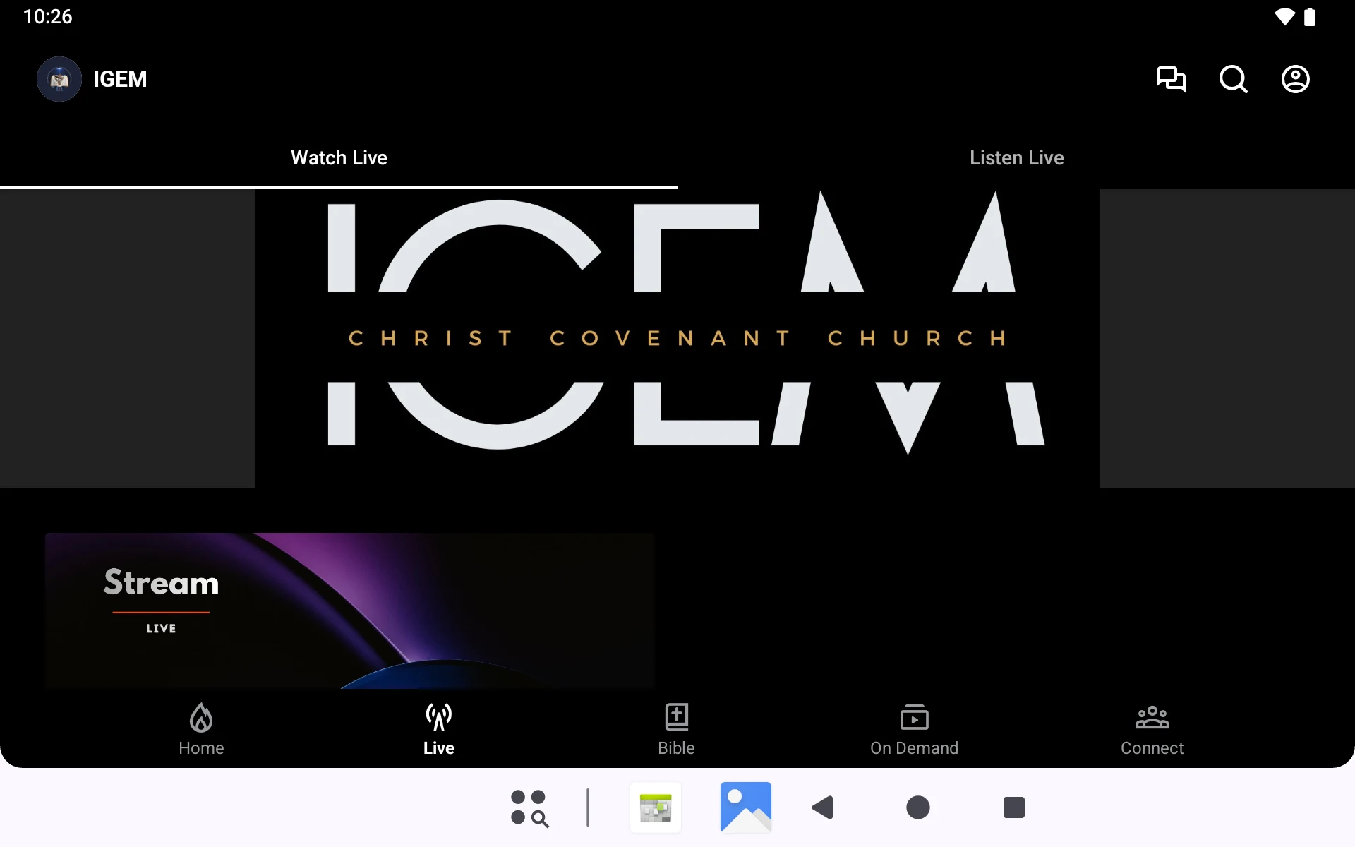 IGEM - Christ Covenant Church screenshot